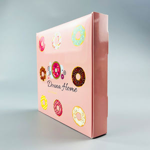 2025 nuevo diseño de cajas de papel de tarjeta personalizadas para negocios de postres para Chocolate Donuts Sushi Matt laminación impresión en relieve - Product Image 2