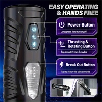OEM wiederauf ladbare automatische Thruting Vibration und Voice Mastur bator männlich Adult Sexspielzeug