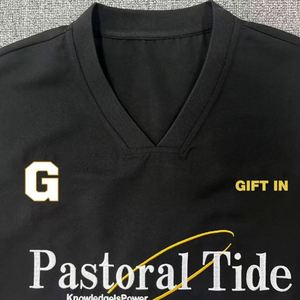 Custom Logo American Streetwear Silk <b>Screen</b> Printed Breathable Quick Dry Unisex Adult Football Jersey with Vintage <b>Mesh</b> Design - Product Image 4