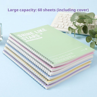 Carnet multicolore, sur mesure, simple et élégant, carnet épaissi, carnet à spirale A5/B5 pour les collégiens et les lycéens