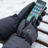 Gants chauffants imperméables et coupe-vent pour l'hiver, pour le snowboard, le ski, la randonnée, chauffe-mains, écran tactile électrique, chauds