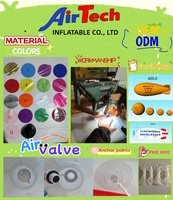 Ballons gonflables géants personnalisés avec ventilateur intégré, en PVC imperméable, pour la décoration de jeux, la publicité lumineuse et les défilés.