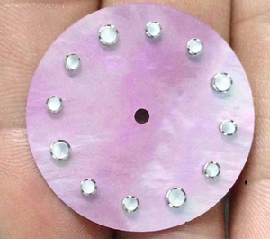 Tùy chỉnh đồng hồ quay số với thiết lập Kim cương/đá chủ chaton chèn trồng Zircon kích cỡ khác nhau hình dạng có sẵn - Product Image 2