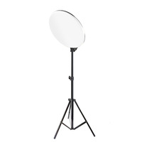 Nouvel Anneau Lumineux de Photographie pour Selfie et Vidéo TikTok, Ringlight LED 18 Pouces avec Support et Lumières de Panneau Audio