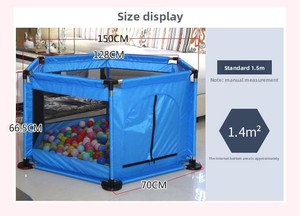 Valla de Juego Interior para Bebés y Niños con Protección Anticaídas, Modelo Ocho - Product Image 6
