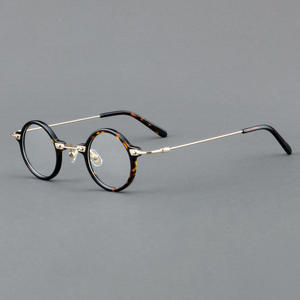 Super Offerta Ingrosso Occhiali da Vista Retrò con Montatura Piccola e Rotonda Montature in Acetato da Uomo e Donna Occhiali da Vista Stile Ovale - Product Image 4