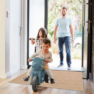 Paillassons d'entrée intérieure personnalisés 24X35Inch Dirt Trapper <span class=keywords><strong>Tapis</strong></span> <span class=keywords><strong>de</strong></span> porte avant lavable antidérapant Nettoyage facile - Product Image 6