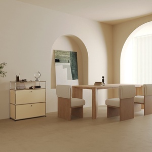 <span class=keywords><strong>Meuble</strong></span> de rangement TV d'angle modulaire minimaliste moderne en acier inoxydable avec tiroirs pour la maison - Product Image 4