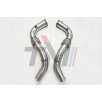 Downpipe Performa Tinggi untuk BMW N63 N63TU F10 550i F06 650i F01 750i G11 G12 4.4L V8 Twin Turbo Upgrade Knalpot