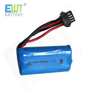 IFR14500 6.4V 500mAhリモコンおもちゃの車用円筒形リチウム電池 - Product Image 6