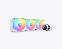 NZ-XT Kraken 360 RGB putih 360mm AIO cairan pendingin dengan layar LCD dan kipas RGB