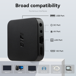 JUNUO U16 Android 10.0 OTT TV Box 4K HD <span class=keywords><strong>Allwinner</strong></span> <span class=keywords><strong>H313</strong></span> Quad Core <span class=keywords><strong>CPU</strong></span> 1GB/8GB/2GB/16GB Décodeur intelligent - Product Image 5