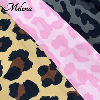 Ensemble imprimé animal Milena, best-seller - Veste zippée et pantalon capri, ensemble deux pièces, style sport décontracté, personnalisable