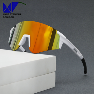 Gafas <span class=keywords><strong>de</strong></span> Sol Deportivas <span class=keywords><strong>para</strong></span> Adultos, sin Montura, Tamaño 68-18-125, <span class=keywords><strong>Lentes</strong></span> Polarizadas Doradas con Espejo, Protección UV400, <span class=keywords><strong>para</strong></span> Ciclismo, Senderismo y Deportes al Aire Libre - Product Image 2