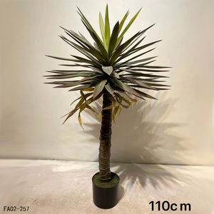 Decoración de la sala de estar del hogar con bonsái de árbol de sisal artificial decoración de plantas falsas de imitación <span class=keywords><strong>Agave</strong></span> artificial con bonsái en maceta - Product Image 4