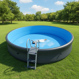 <span class=keywords><strong>Piscine</strong></span> ronde <span class=keywords><strong>pour</strong></span> bébé, directement de l'usine, <span class=keywords><strong>piscine</strong></span> gonflable portable en PVC durable - Product Image 3