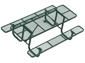 <strong>Outdoor</strong> Commercial Metal Picnic <strong>Table</strong> <strong>Benches</strong> Outside Portable Thermoplastic Coated Steel Patio Picnic <strong>Table</strong> With <strong>Bench</strong> - Product Image 3