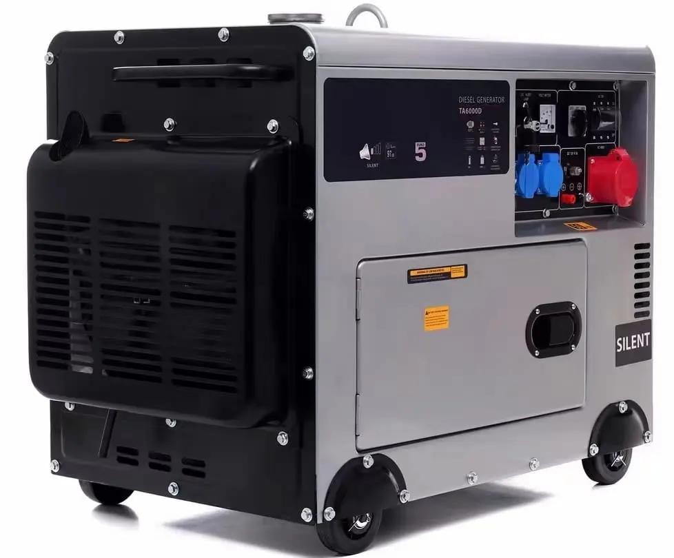 6Kw 6.5Kw Single Phase Ac Dc Natural Gas Gasoline Biogas Dual Fuel Generator Power Engine Genset