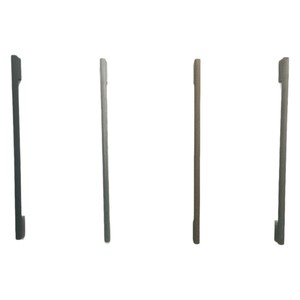 Manijas de hierro de estilo europeo para gabinetes, forma de barra, superficie cepillada, duraderas, para armario, mueble para vinos - Product Image 5