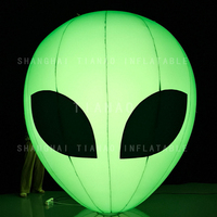 Personnalisable Gonflable Alien Cartoon Gonflable Visage Alien Gonflable Tête Alien pour Publicité Événements Décoration