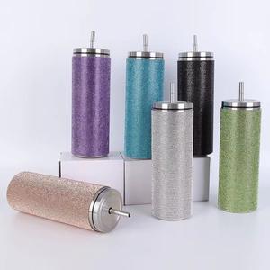 Gobelet isotherme en acier inoxydable fin DD3073 avec strass scintillants, 40 oz, pour - Product Image 1