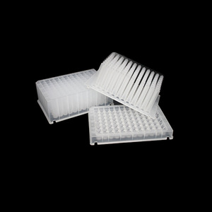 ปลอกแม่เหล็กสำหรับแท่งวัดค่าคิงฟิชเชอร์ 96 ช่อง แบบฐานแบน วัสดุ PP สำหรับการทดลองในห้องปฏิบัติการ - Product Image 2