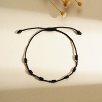 Bracelet en corde tressée, bracelet nœud d'amour