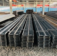 Poteaux de poutre en h en acier galvanisé poutre en h robuste pile de tôle d'acier poutre en h profilés en acier de Chine 6M 12M ASTM Q235
