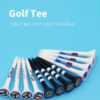 Tees de golf en plastique avec logo personnalisé, 54mm 70mm 83mm Tees de practise, accessoires de golf OEM