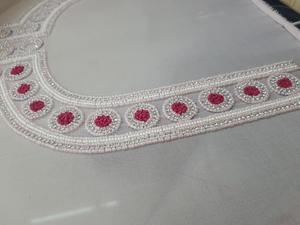 Conjunto de Traje Semisellado de Tela de Organza Pura con Bordado a Mano, Ropa Étnica para Mujer para Bodas, Festivales y Ocasiones Especiales, Venta al Por Mayor - Product Image 2