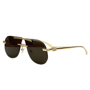 Gafas de Sol MU A1939 Ovaladas sin Marco con Bordes Cortados, UV400, Ligeras, Estilo Urbano para Mujer - Product Image 5