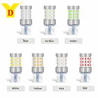 Feu de position latéral LED CANBUS T10 W5W 194 168 2016 42SMD 12-24V 360° °   Ampoule de voiture 8 couleurs : blanc, rouge, bleu, jaune, vert