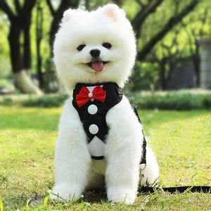 Arnés de pecho y correa para perro, chaleco cómodo de nailon para perro - Product Image 2