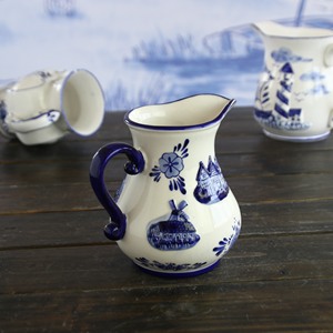 Bán hàng nóng delft gốm màu xanh và trắng nước Jug sữa cup Holland bình sữa màu xanh lớn sữa cổng - Product Image 2