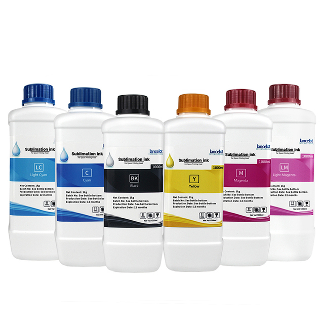 Lancelot Premium 6 Color Sublimation Ink for Epson L3050 L3060 L3070 L3100 L1110 L3110 L3150 Printer