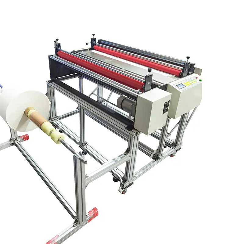 Rolo de filme de papel de pvc de pano automático 700s à máquina de corte de folha