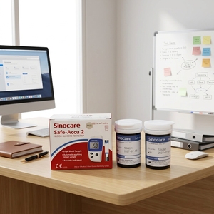 Appareil de mesure du glucose sanguin, 4 boîtes, Sinocare, bandelettes de test de <span class=keywords><strong>glycémie</strong></span>, obtenez un appareil de mesure du glucose sanguin <span class=keywords><strong>gratuit</strong></span> - Product Image 5
