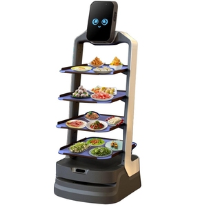 Nuovo stile Hot seller hotel ristoranti leopardo piccolo segreto Robot Robot per la consegna di cibo leopardo - Product Image 5