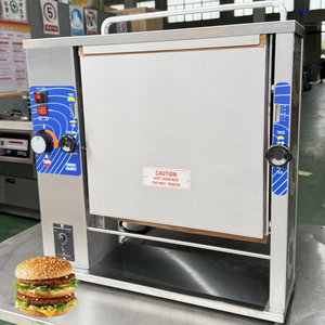 Máquina <span class=keywords><strong>de</strong></span> Asar Hamburguesas Eléctrica <span class=keywords><strong>para</strong></span> Restaurantes Comerciales Food Spark, Acero Inoxidable 304, 110/220V, <span class=keywords><strong>Tostadora</strong></span> <span class=keywords><strong>de</strong></span> <span class=keywords><strong>Pan</strong></span> Nueva - Product Image 6