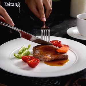 Taitang Cixuan textura especial de cena de cerámica de piedra platos de porcelana <span class=keywords><strong>blanca</strong></span> para el <span class=keywords><strong>restaurante</strong></span> - Product Image 5