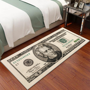 Alfombras antideslizantes para sala <span class=keywords><strong>de</strong></span> estar, dormitorio, cien <span class=keywords><strong>100</strong></span> dólares, alfombra con billete <span class=keywords><strong>de</strong></span> dinero, alfombra con billete <span class=keywords><strong>de</strong></span> <span class=keywords><strong>100</strong></span> dólares, alfombra impresa personalizada - Product Image 4