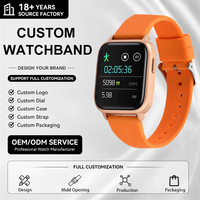 Bracelets de montre intelligente en silicone à libération rapide 18mm/20mm/22mm pour hommes et femmes, remplacement doux, respirant, étanche avec boucle en acier inoxydable