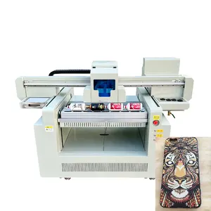 Baishixin Sticker Flessen Telefoon Hoesje Uv Printers Inkjet Flat Bed A1 A2 9060 6090 Led Machine Keramische Printer