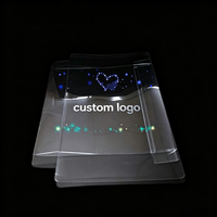 Boîte en plastique PET transparente personnalisée avec logo, emballage de vente au détail recyclable pour cadeaux, artisanat et jouets