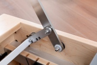 2026 Demi-trapèze portable en bois d'érable massif de haute qualité pour Reformer Pilates, pour studio de Pilates, améliorant la performance et l'équilibre en fitness