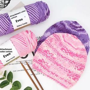 Hilo de Algodón Mezclado Teñido en Sección de 8 Hebras <span class=keywords><strong>YAOU</strong></span>, Antipilling, Hilo Grueso en Bola 16s 135m, Material para Tejer y Coser DIY - Product Image 3