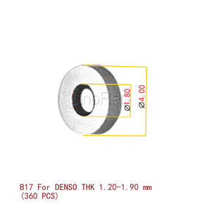 Cuña de ajuste <span class=keywords><strong>Berserk</strong></span> B17 para DENSO THK 1,20-1,90 Mm <span class=keywords><strong>360</strong></span> PCS para inyector diésel - Product Image 6