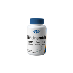 OEM/ODM Hot Selling Niacinamide (<b>Vitamin</b> B3) 500mg, 240 Capsules - Non-GMO, Gluten Free, Flush Free <b>Vitamin</b> B3 - Product Image 1