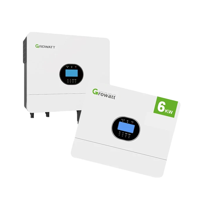 Growatt SPF 6000ES Plus 6kw 48v MPPT Solar Inverter Off-Grid Single ...