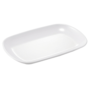 Vajilla Ecológica de <span class=keywords><strong>Melamina</strong></span> - Plato Rectangular Blanco de 7.5 Pulgadas Personalizable con Logotipo de Marca para Juego de Vajilla - Product Image 3